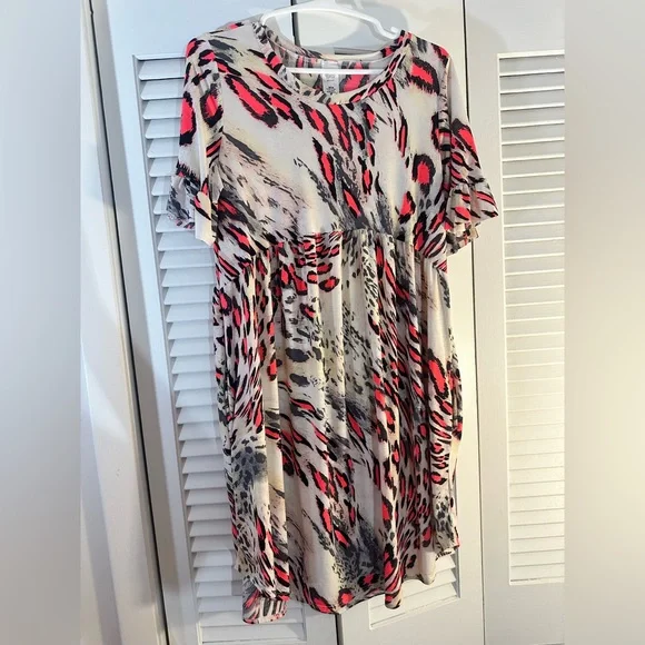 Vibrant Animal Print Dress - Picture 2 of 5